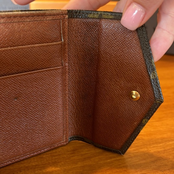 LOUIS VUITTON MONOGRAM PORTE-MONNAIE BILLETS CHANGE BILL HOLDER WALLET COIN 🤎🧡 - Picture 14 of 17